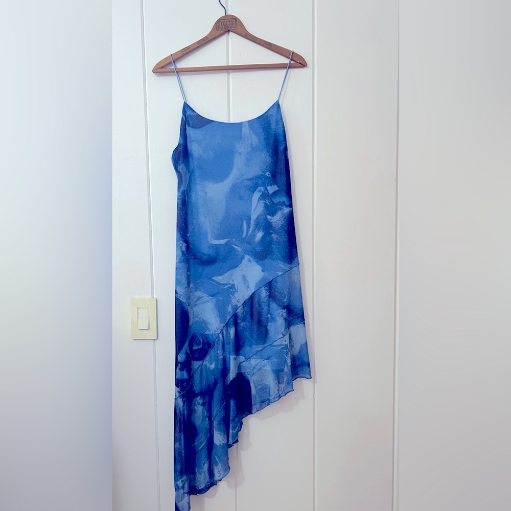 NWT Wild Fable Women’s Asymmetrical Mesh Mini Bodycon Dress SZ Med